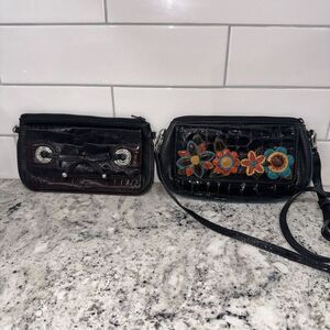 Brighton Retired Crossbody Wristlets Set Of‎ 2 One Strap